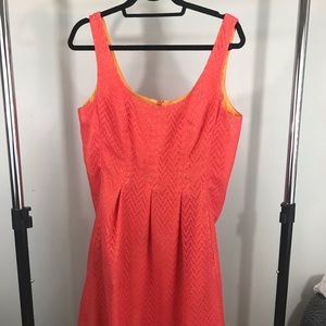 Nine West fun & flirty Coral/Orange Dress 👗